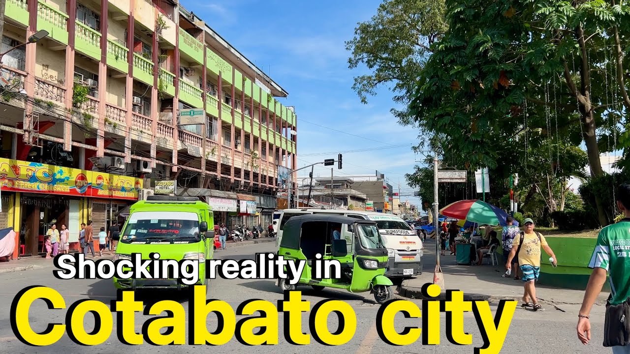 Cotabato city - a rare walking tour in the Philippines | Shocking reality | city sounds