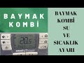 #baymak #kombinasılçalışır #kombi Baymak kombi petek sıcaklığı ayarı ve sıcak su ayarı nasıl yapılır