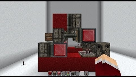 Minecraft Tutorial Secret Redstone button and switch