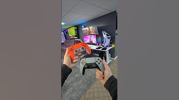 Unboxing custom PS5 controllers by Get A Grip Gaming 😮🔥 #Gaming #Setup #PS5 #controller