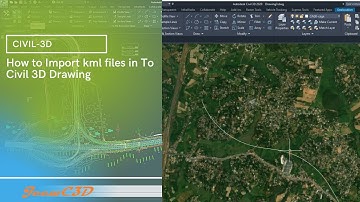 Import kml files in to Civil 3D Drawing