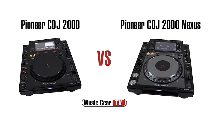 Pioneer CDJ 2000 vs CDJ 2000 Nexus