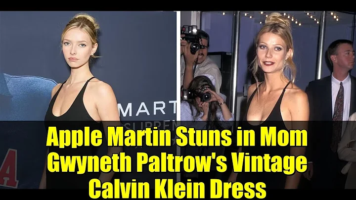 Apple Martin Stuns in Mom Gwyneth Paltrow's Vintage Calvin Klein Dress | Red Carpet Fashion