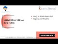 Universal Serial Bus (USB) | Pendrive | Fundamentals of Information Technology | eLearning Video