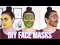 3 DIY FACE MASKS For ACNE, HYPERPIGMENTATION & TEXTURED SKIN !!