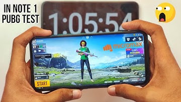Micromax IN Note 1 Pubg Test, Heating and Battery Test | Multi Touch Issue....?!