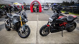 S1000r VS Ducati DIAVEL Drag Race