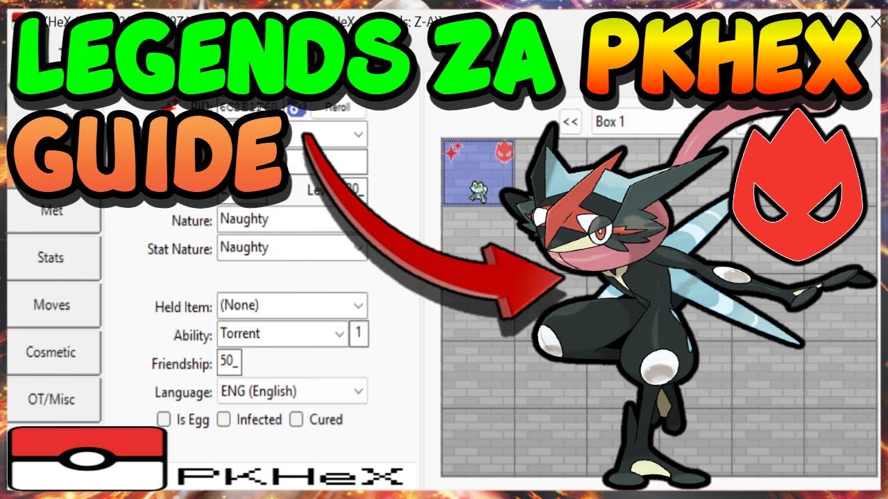 How To Use PKHeX With Pokémon Legends ZA - YouTube