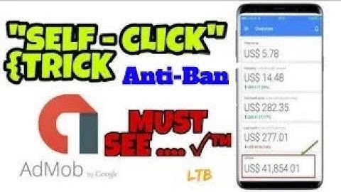 Self Clicking | How to Earn Unlimited Admob | No Ban or Suspend Account 202