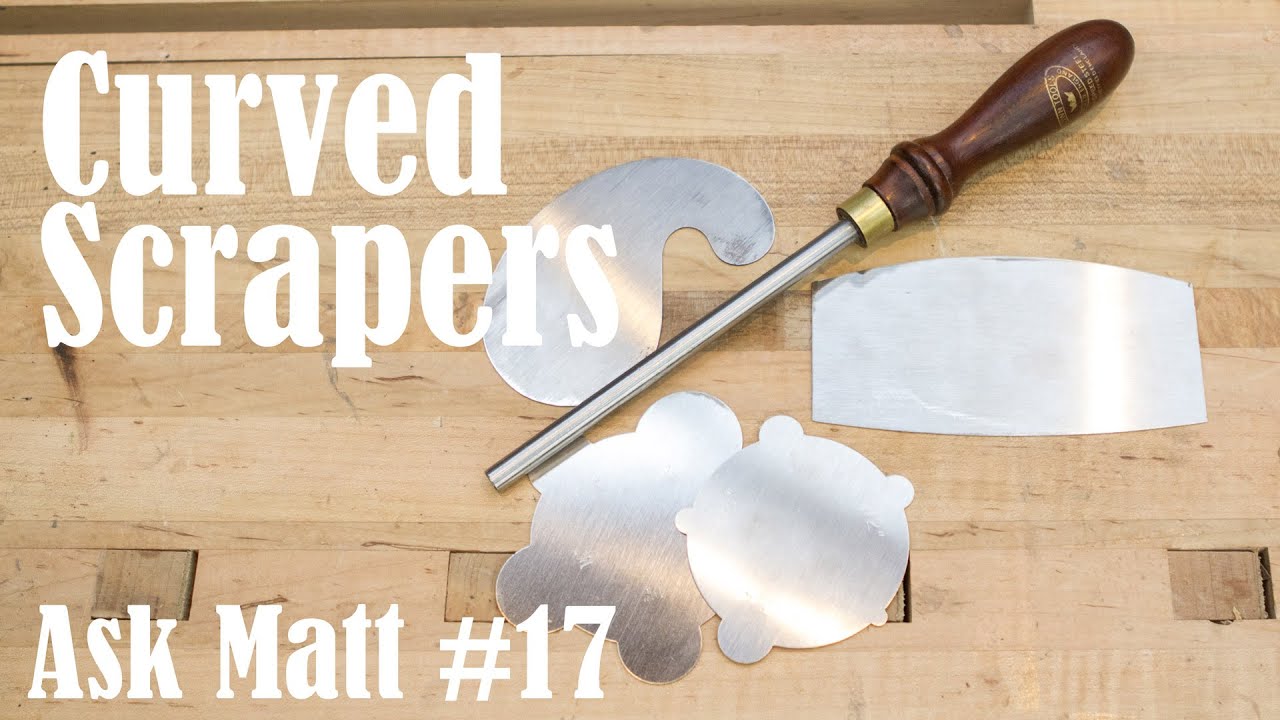 Sharpening Curved and Gooseneck Scrapers - Ask Matt #17 - YouTube.
