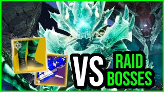 COLD COMFORT & RADIANT DANCE MACHINES NUKE RAID BOSSES - Cold Comfort vs Raid Bosses Destiny 2