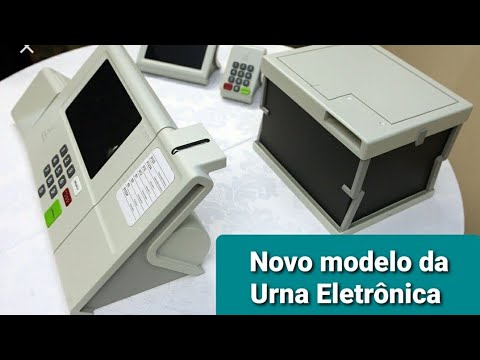 Novo modelo da Urna Eletrônica.