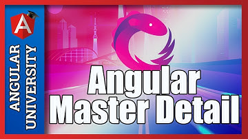 💥 Angular Master Detail UI Pattern - The Master Table
