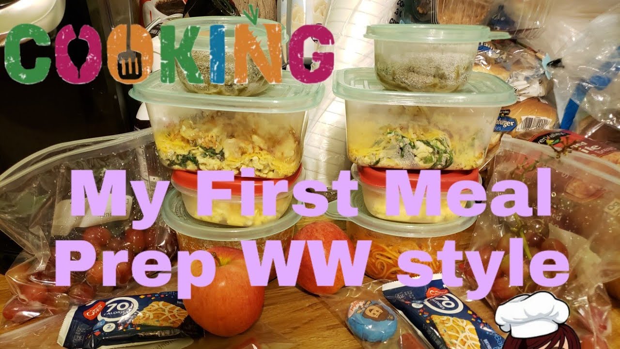 WW freestyle food prep with smart points