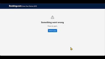 Booking com KYP Error - No Change, Same Error