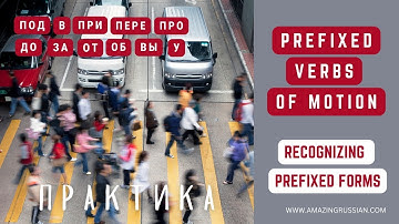 Basic Russian 3️⃣: Identifying Forms of Prefixed Verbs of Motion. Practice