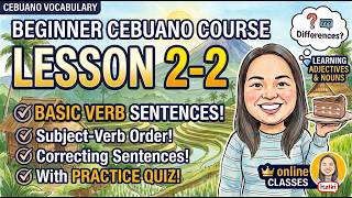 Build Your First Real Cebuano Sentences! | Beginner Cebuano Course Lesson 2-2