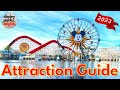 Disneys california adventure attraction guide  2023  all rides  shows  disneyland resort