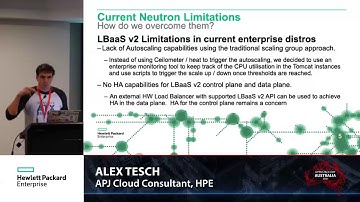 Infrastructure as Code in OpenStack with Ansible - Anthony Rees + Alex Tesch, HPE
