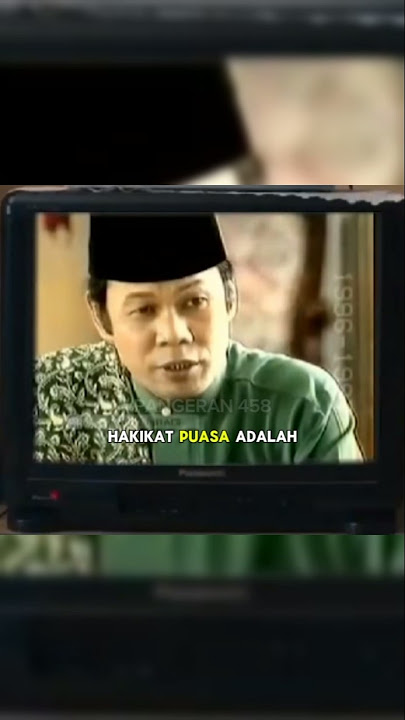 KH ZAINUDDIN MZ || HAKIKAT PUASA ADALAH MEMBENTUK MANUSIA YANG BERTAQWA #shorts #puasa2025 #ceramah
