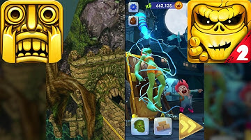 Temple Run Vs Zombie Run 2 - Monster Runner Game Endless Run Android Gameplay