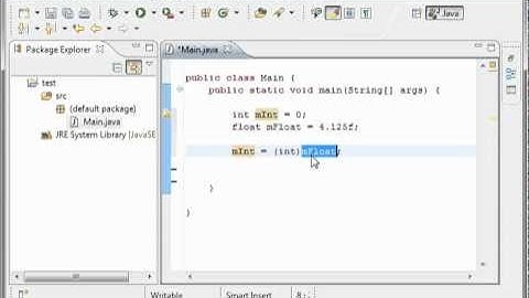 Java 10 - Casting Narrowing and Widening