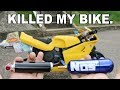 NOS Kit With Boost Bottle Installed on Pocket Bike! KILLED THE BIKE!!