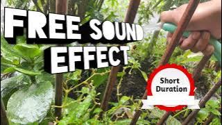 free watering plant sound effect - efek suara nyiram air tanaman