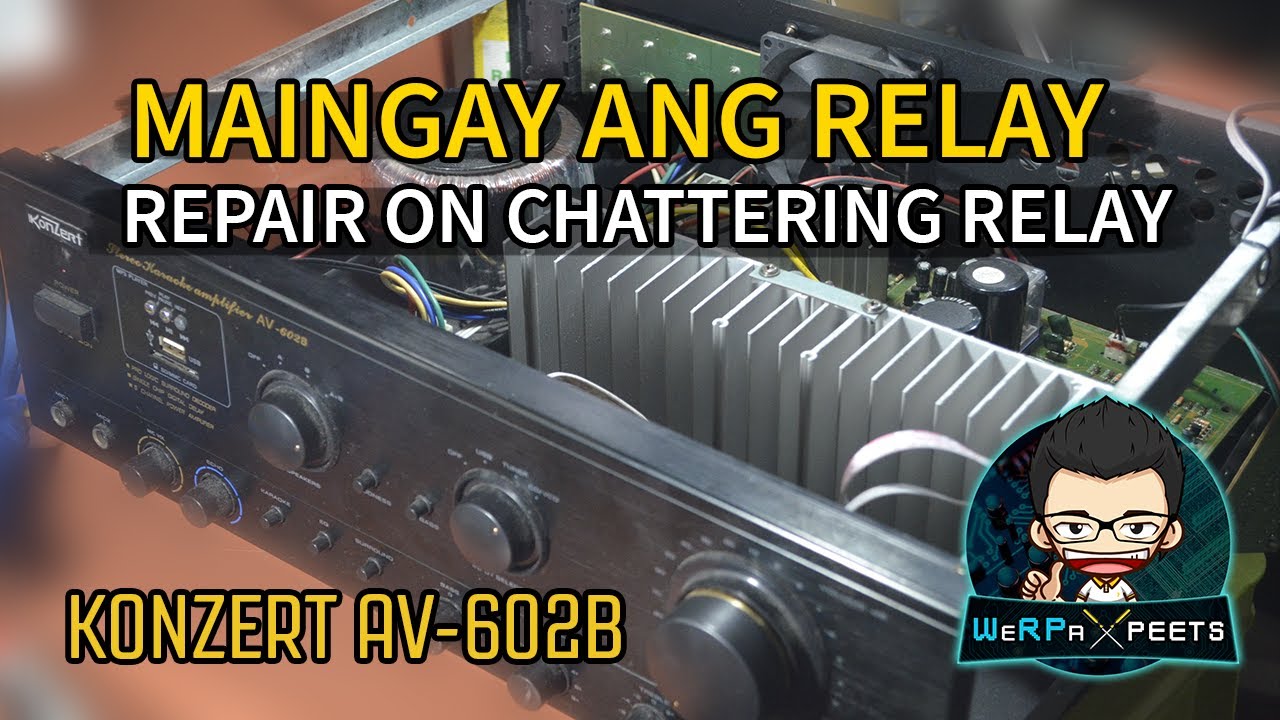 Konzert Av 602b Repair Sa Maingay Na Relay Konzert Av 602b Repair Issue On Chattering Relay Youtube