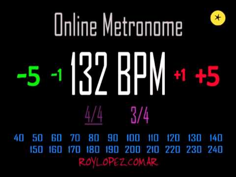 132 bpm metronome