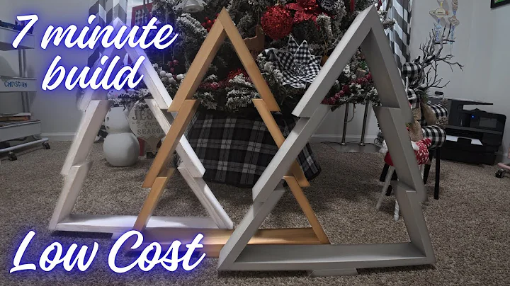 How to build a wooden Christmas Tree