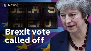 Fury as Theresa May delays Brexit vote