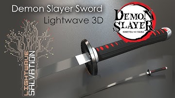 Lightwave tutorial model a Demon Slayer Sword
