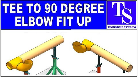 TEE TO ELBOW FIT UP TUTORIAL FOR BEGINNERS. Pipe fit up tutorials