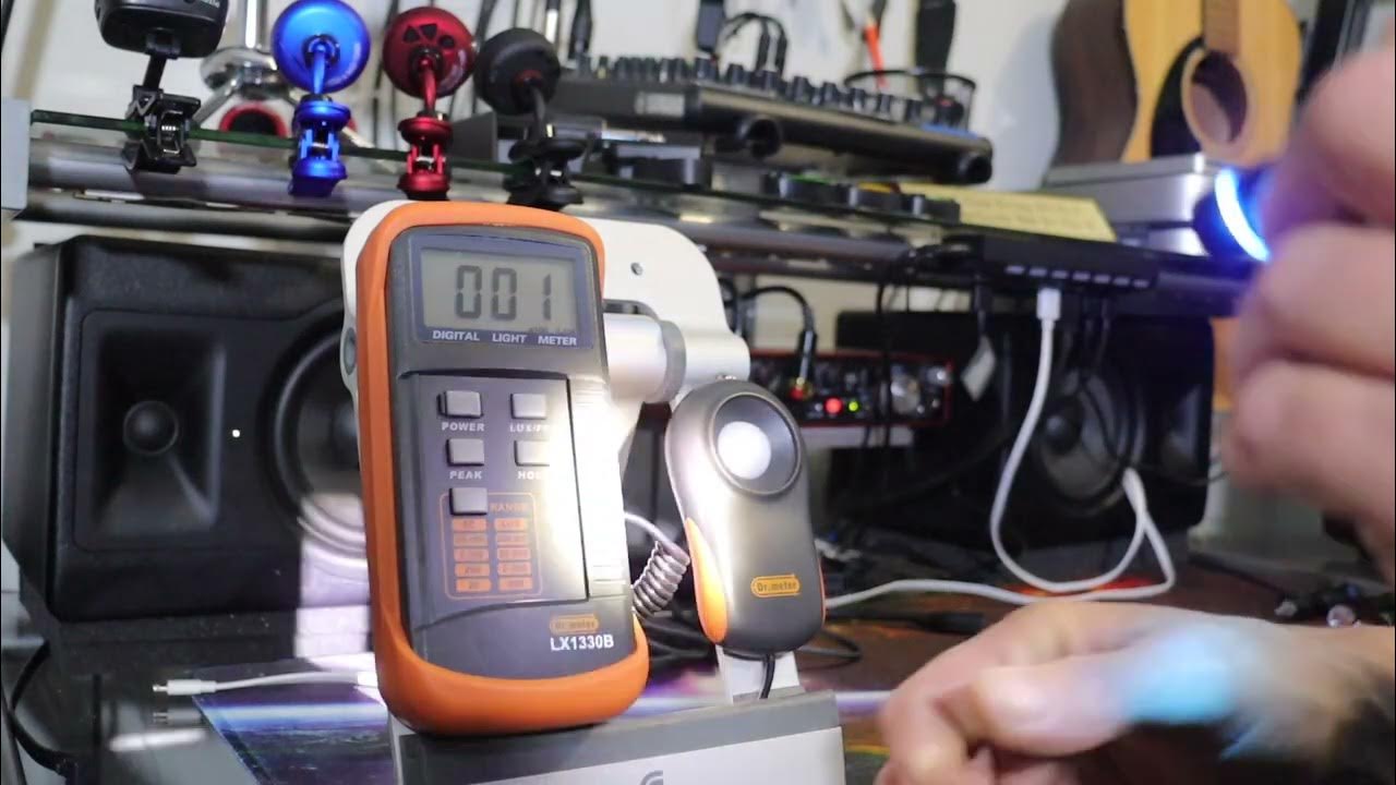 Police Security Aura Elite Penlight Lumen Test YouTube