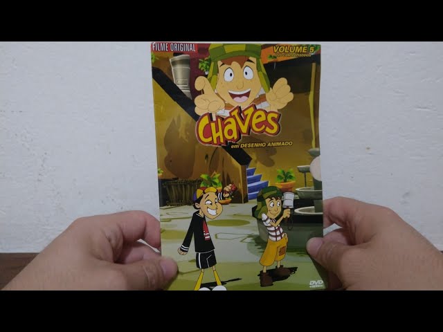 Dvd Chaves Em Desenho Animado Volume 1,2,3&4 ( Vol 4 Aberto)