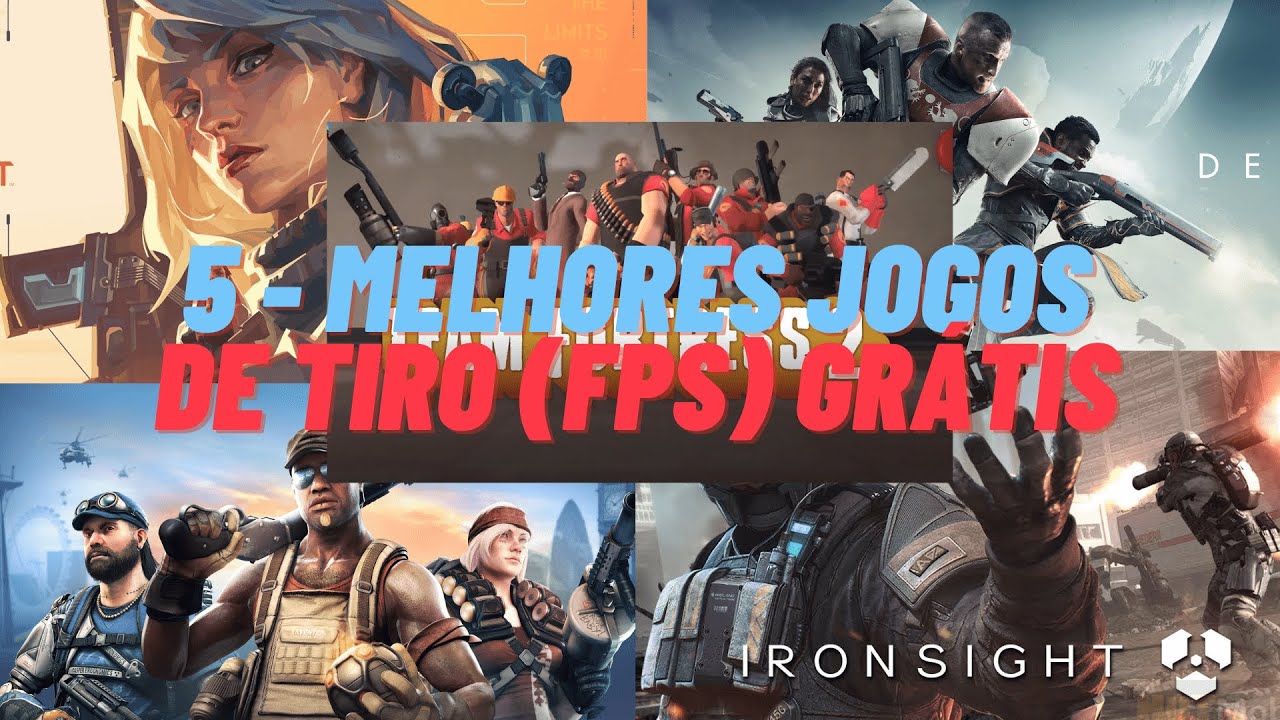 10 Melhores Jogos de Tiro Grátis para Pc na Steam 2022 l Jogos FPS  Multiplayer Online 