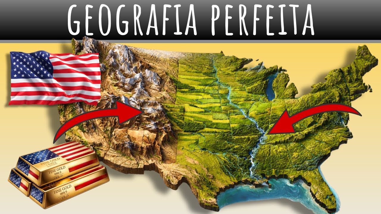 Por Que é IMPOSSÍVEL Competir com os Estados Unidos? (Geografia Abençoada)