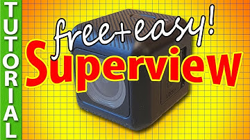 FREE and EASY SUPERVIEW  if you dont have a Gopro (Gopro Studio, Vegas, AE, Nuke)