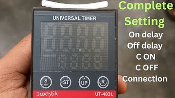 Swastik Universal timer (UT -4821) Interval Setting / part 01