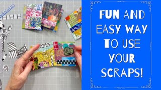 TUTORIAL: How I Make My Mini Scrap Journals  #randomremainsrevived