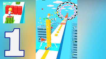 Cube Surfer -Gameplay Walkthrough Part 1{android,ios}by voodoo