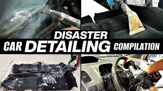 NASTIEST Car Interior Deep Cleaning Ever! Disaster Car Detailing Compilation by Stauffer Garage 27,504 views 1 month ago 2 hours, 1 minute