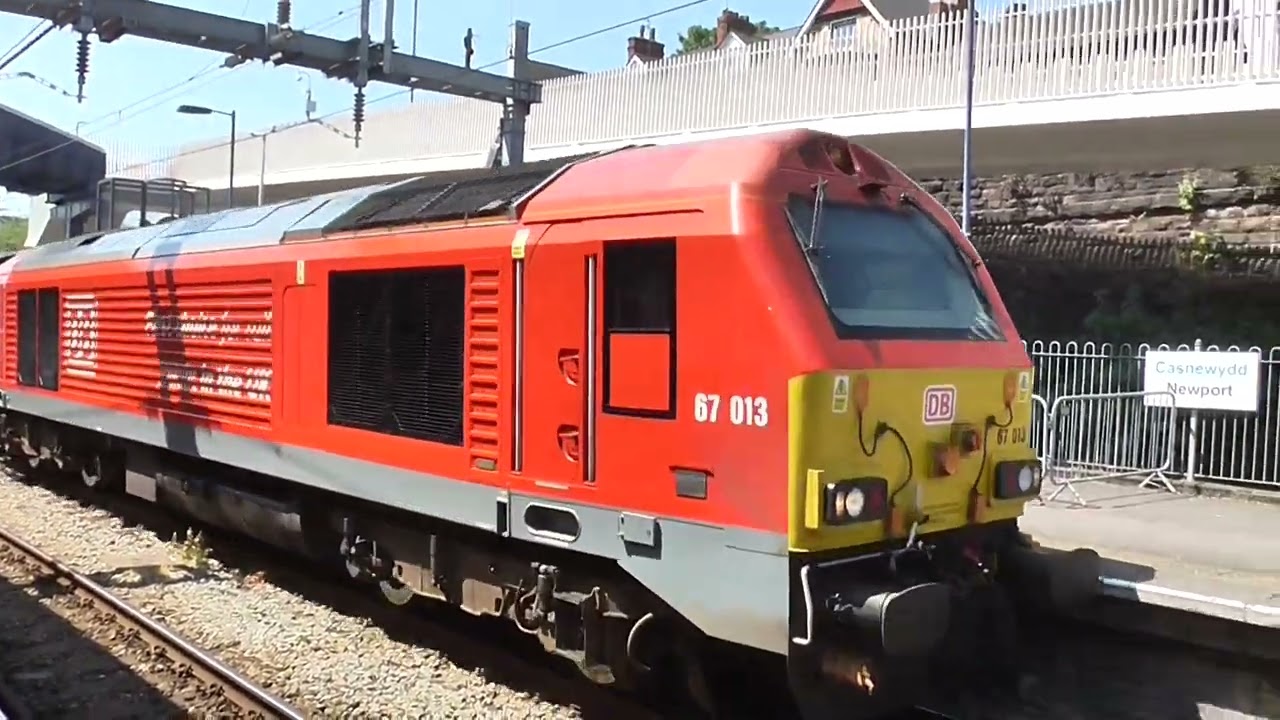 DB Cargo UK Class 67 no: 67013-82229 @ Newport {1W19} 24/05/2023.