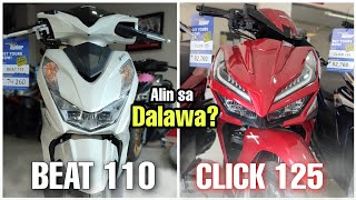 HONDA CLICK  125 V3 O HONDA BEAT  110 V3? ALIN ANG PIPILIIN MO? ALIN ANG MAS SULIT BILHIN?