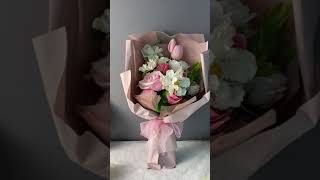 ソープフラワー 花束 ボックス ギフト 母の日 造花 生産 製造 メーカー