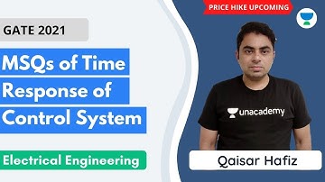 MSQs of Time Response of Control System | EE & ECE | GATE 2021 | Qaisar Hafiz