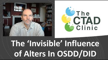 Some Parts / Alters in OSDD/DID operate behind the scenes, can have hidden impact and confuse!