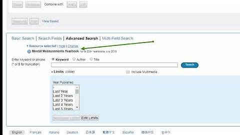 Mental Measurements Yearbook with Tests in Print