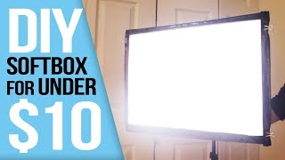 DIY Soft Box for Under $10 | Build A Dollar Store Soft Box
